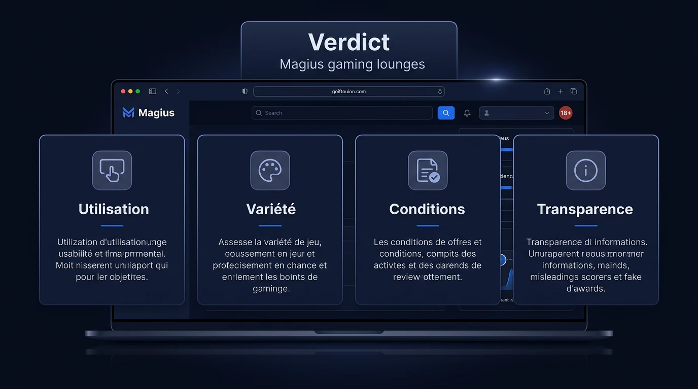 Notre verdict sur Magius Casino